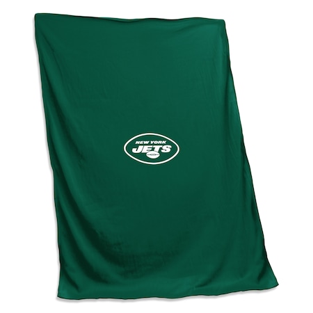 Logo Brands New York Jets Sweatshirt Blanket 622-74